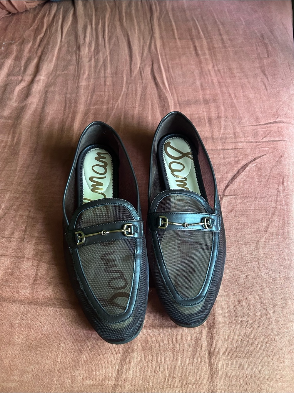 Sam Edelman Mesh Cafe Noir Brown Loafer